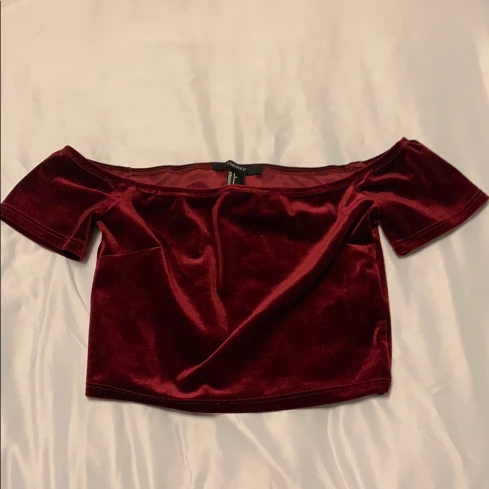 Velvet crop top!